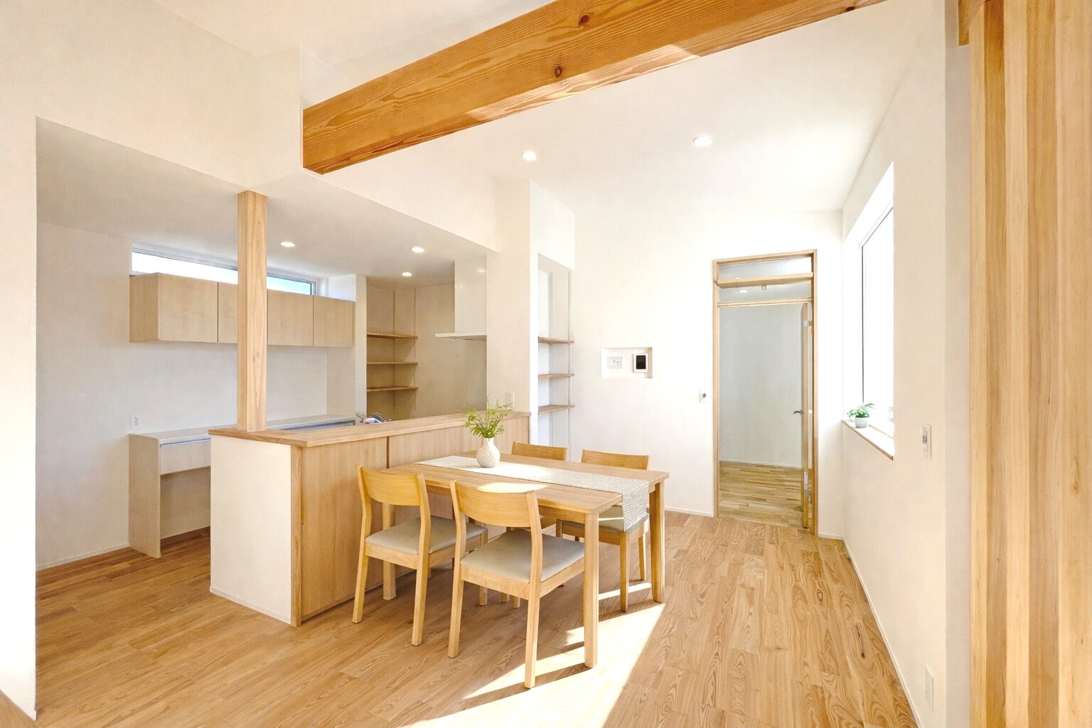 愛猫と暮らす 2階リビングの家