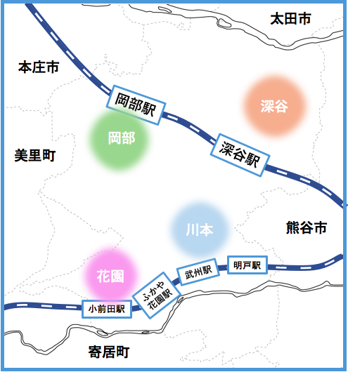 深谷市エリア分け＿深谷市に家を建てるなら佐藤ホーム